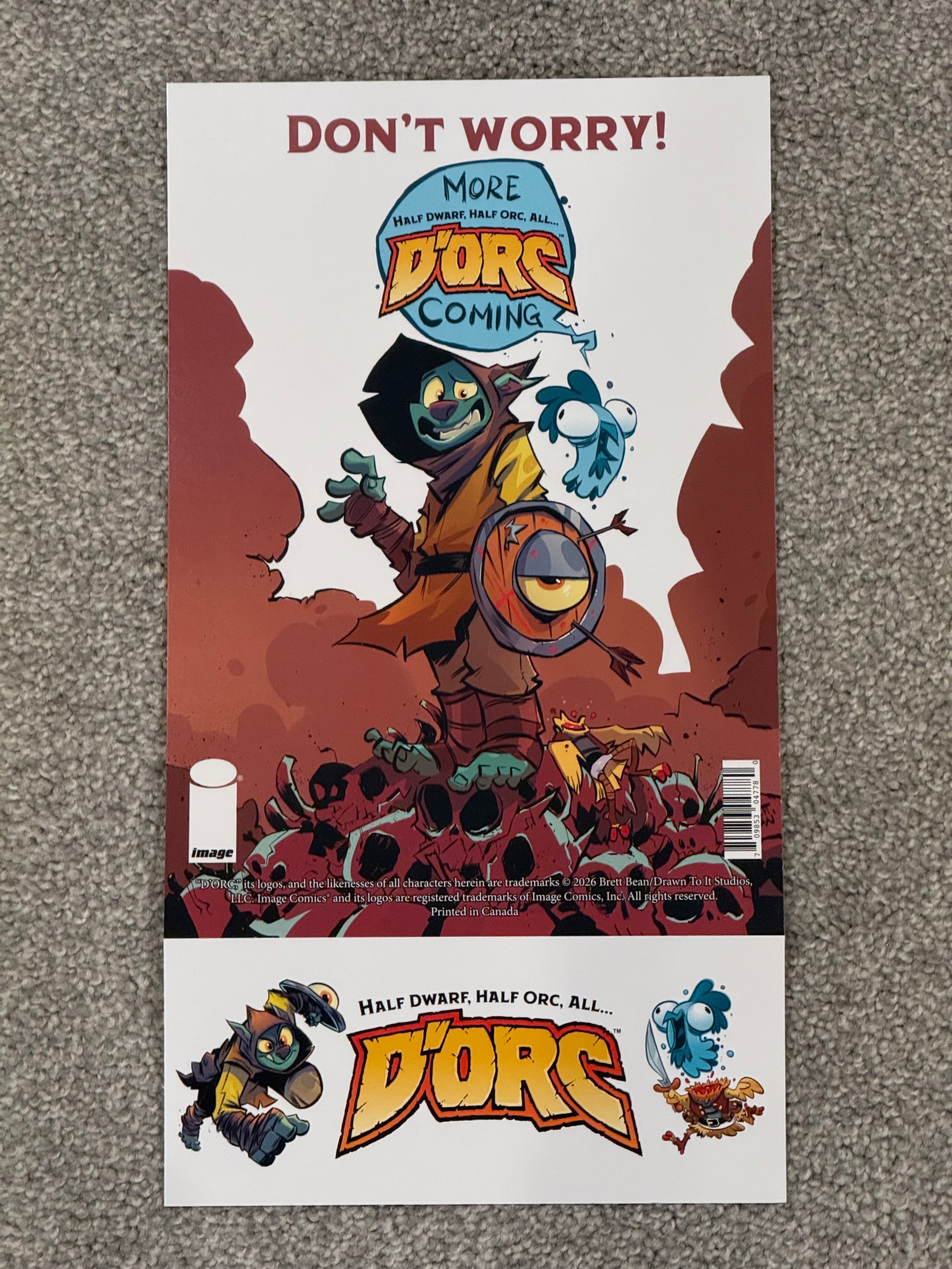 The D'Orc Shelf Talker 2026 BN Folded