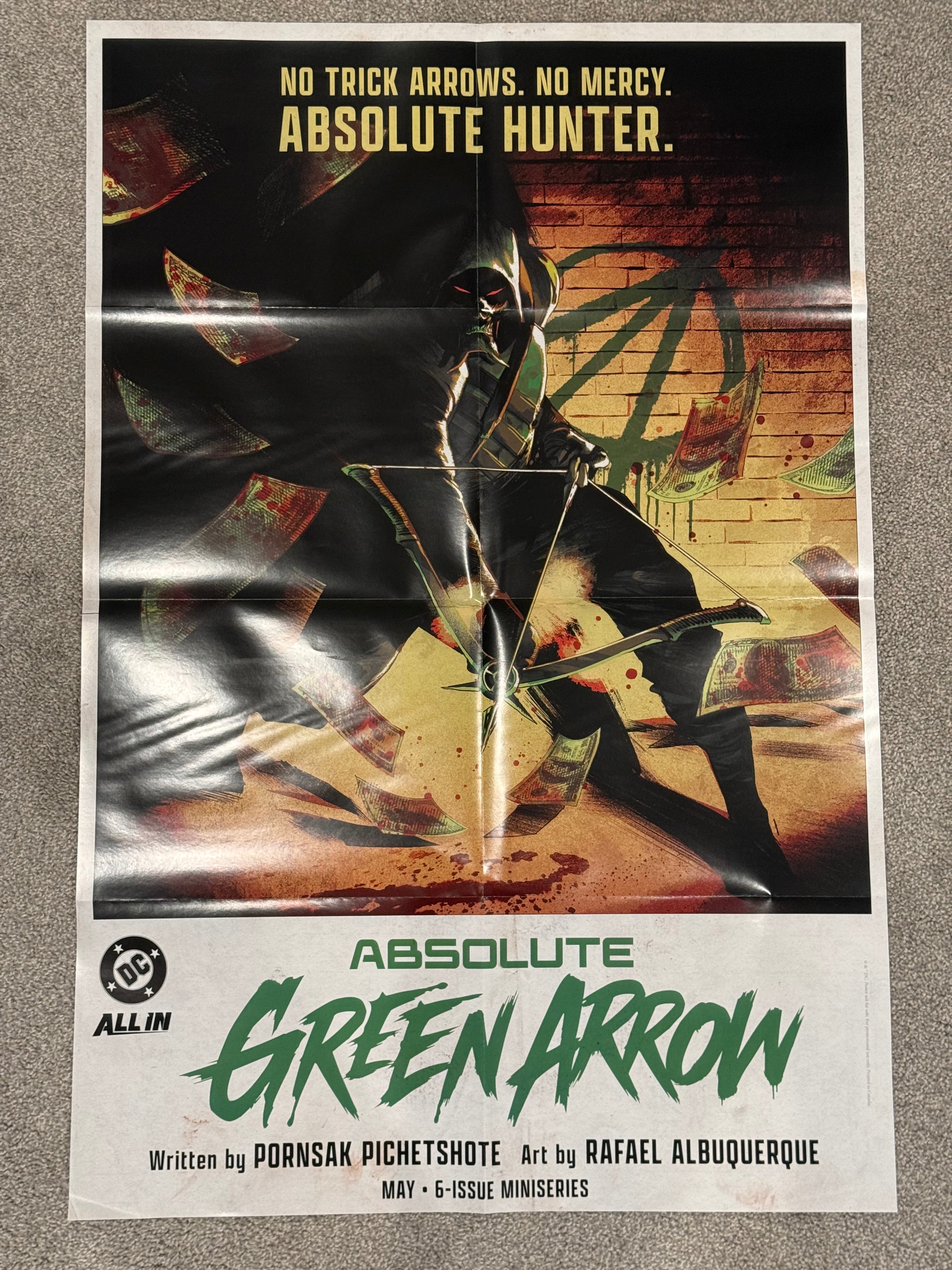 Absolute Green Arrow Store Promo Poster 2026 BN Folded