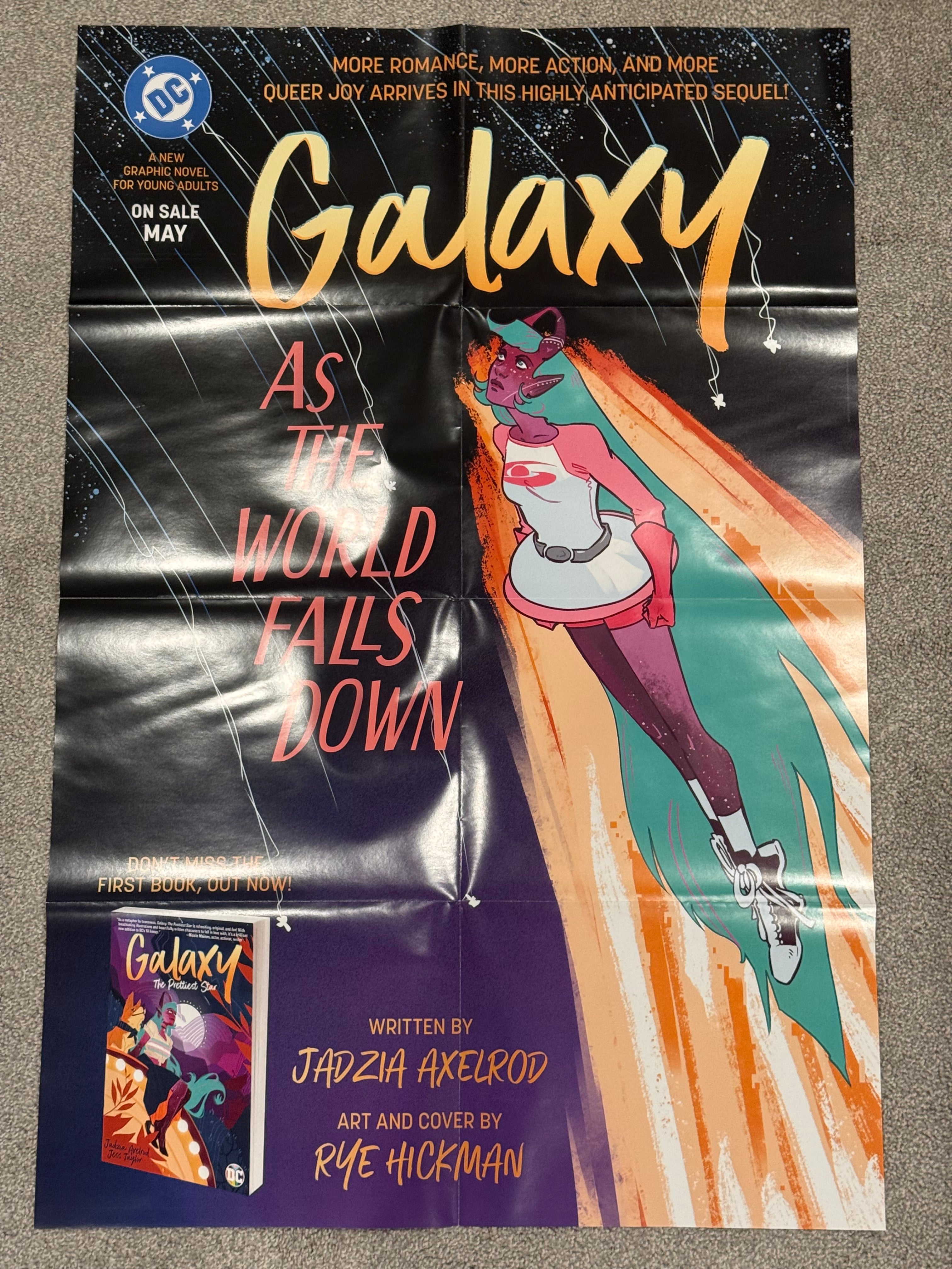 The Galaxy 2: As the World Falls Down Store Promo Poster Folded BN