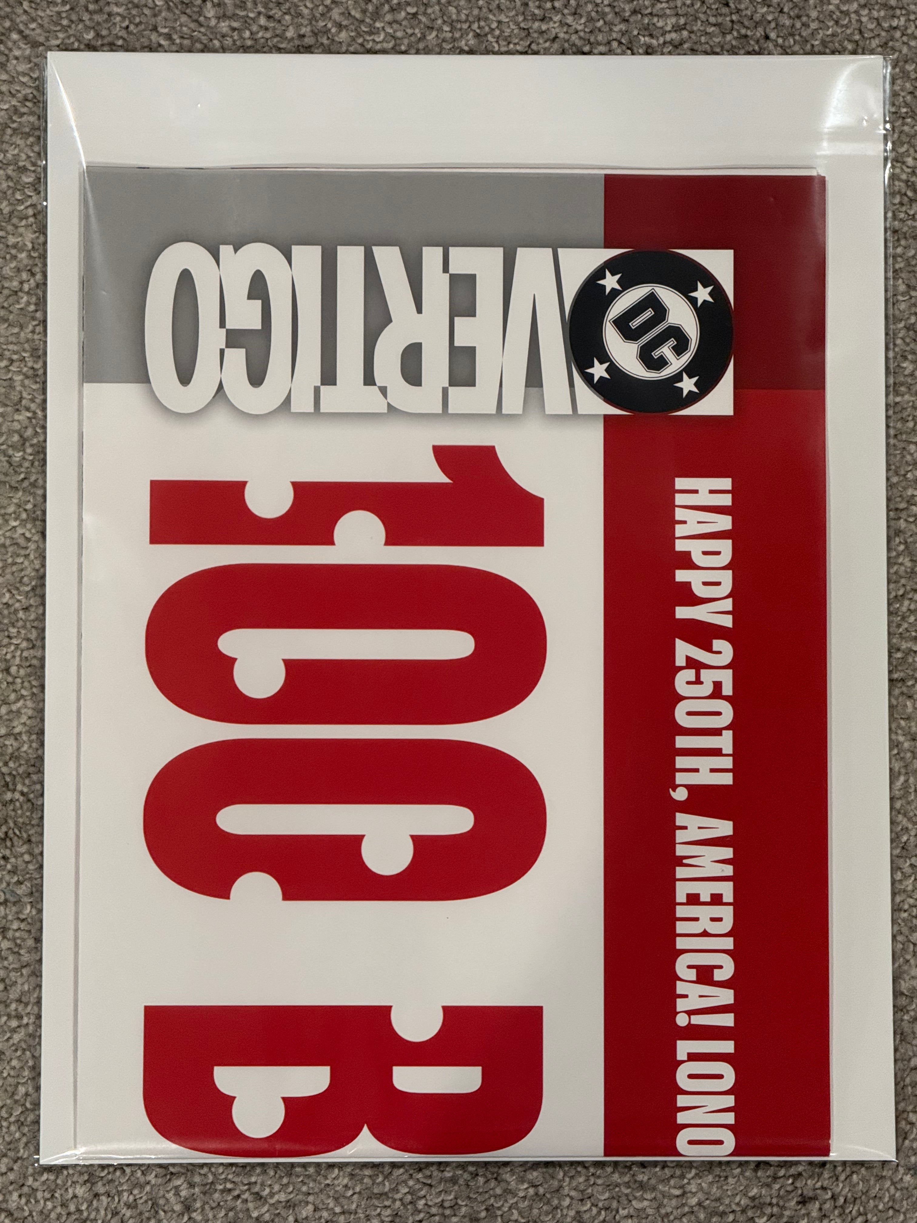 100 Bullets: The US of Anger Store Promo Poster 2026 Folded BN