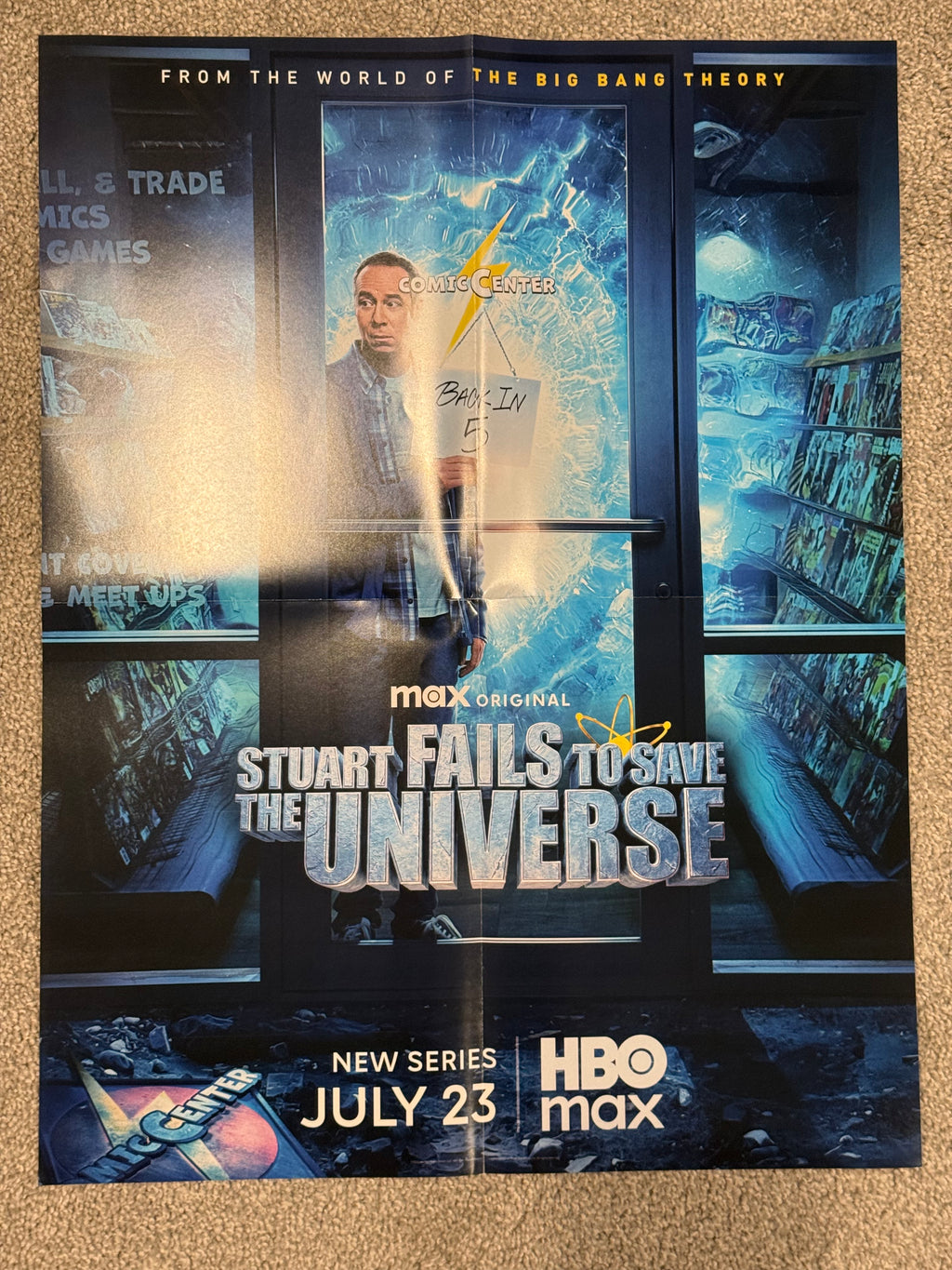Stuart Fails to Save the Universe Official Store Promotional Poster 2026 Folded BN