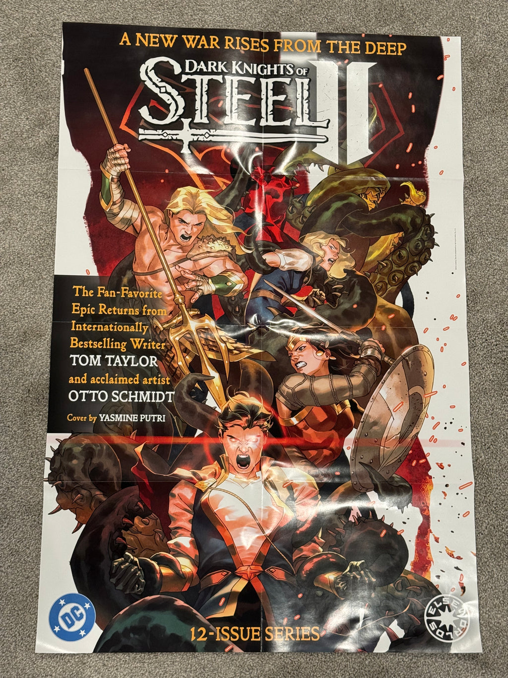 Dark Knights of Steel II Promo Poster 2026 Folded BN