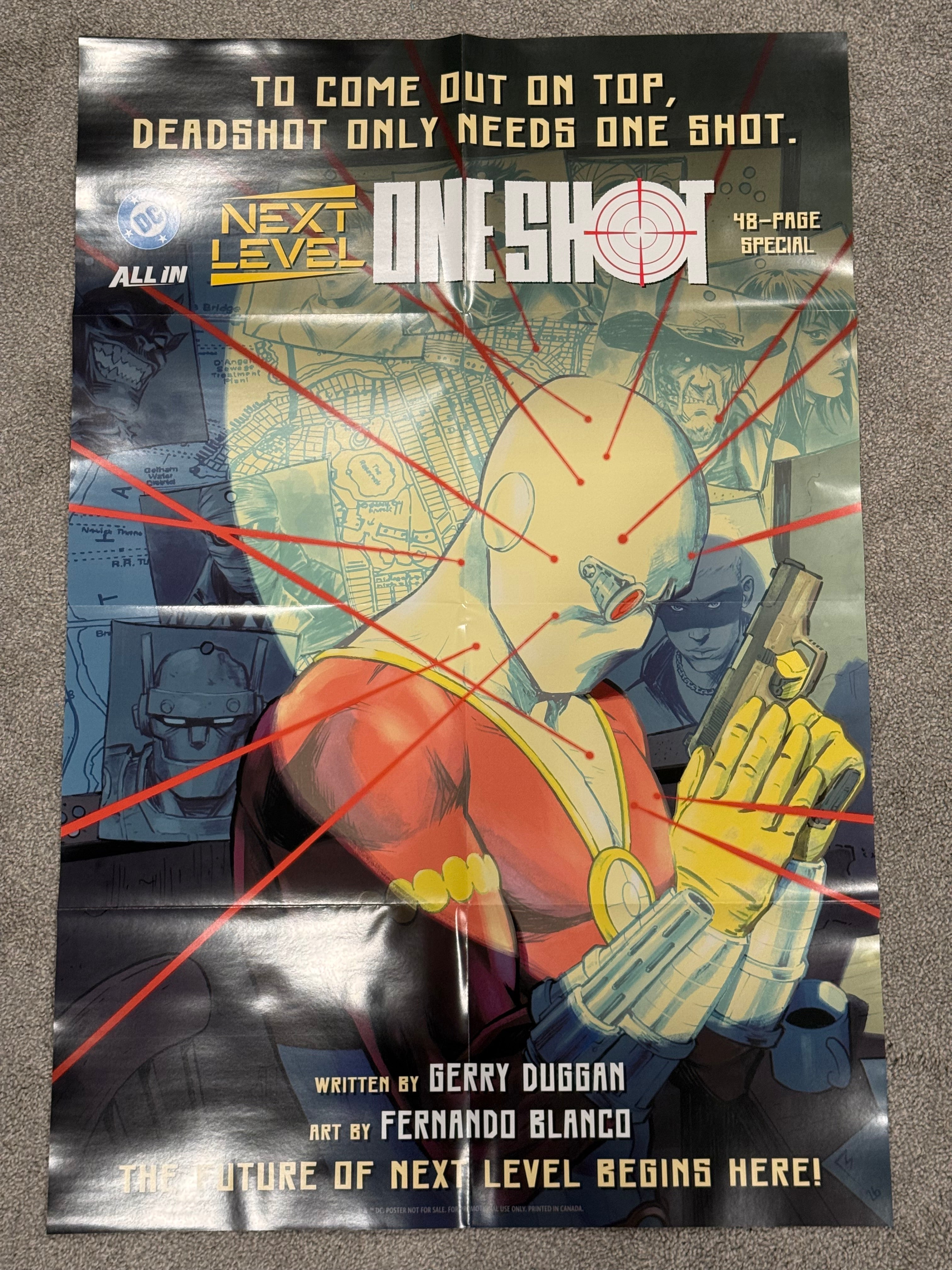 Next Level: One Shot #1 Store Promotion Poster 2026 Folded BN