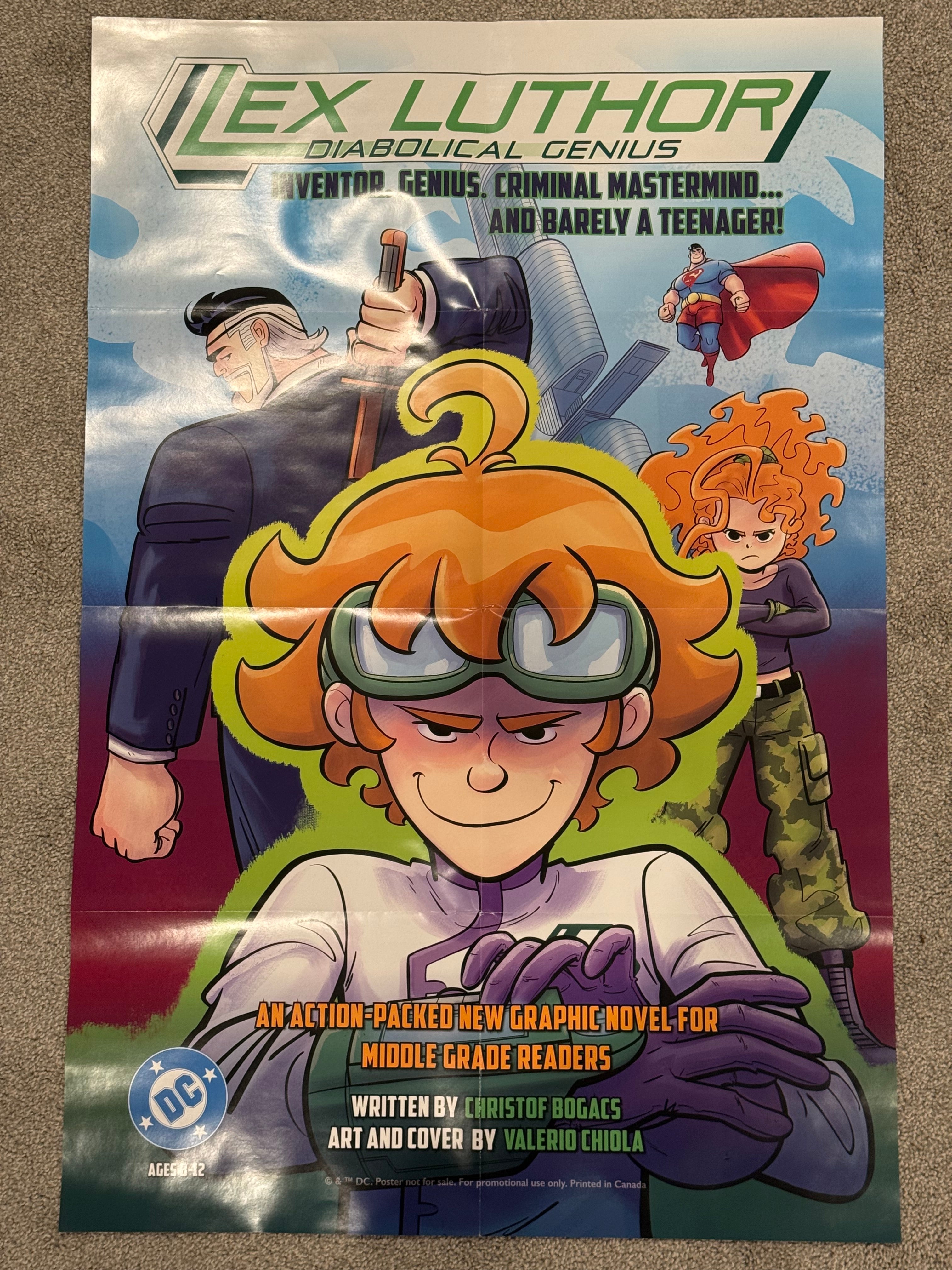 Lex Luthor: Diabolical Genius Store Promo Poster 2026 Folded BN