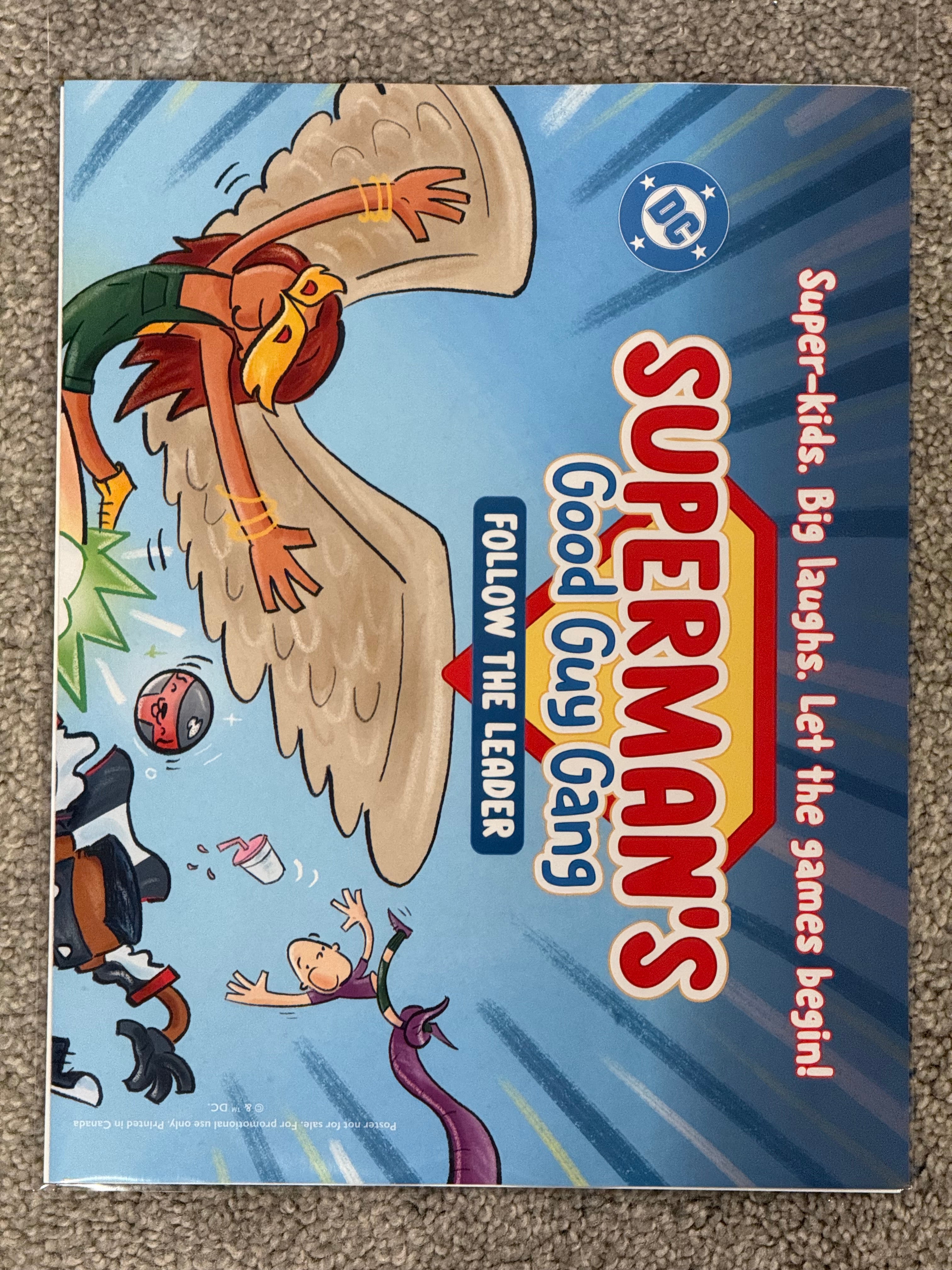 Superman's Good Guy Gang: Follow the Leader Store Promo Poster 2026 Folded BN