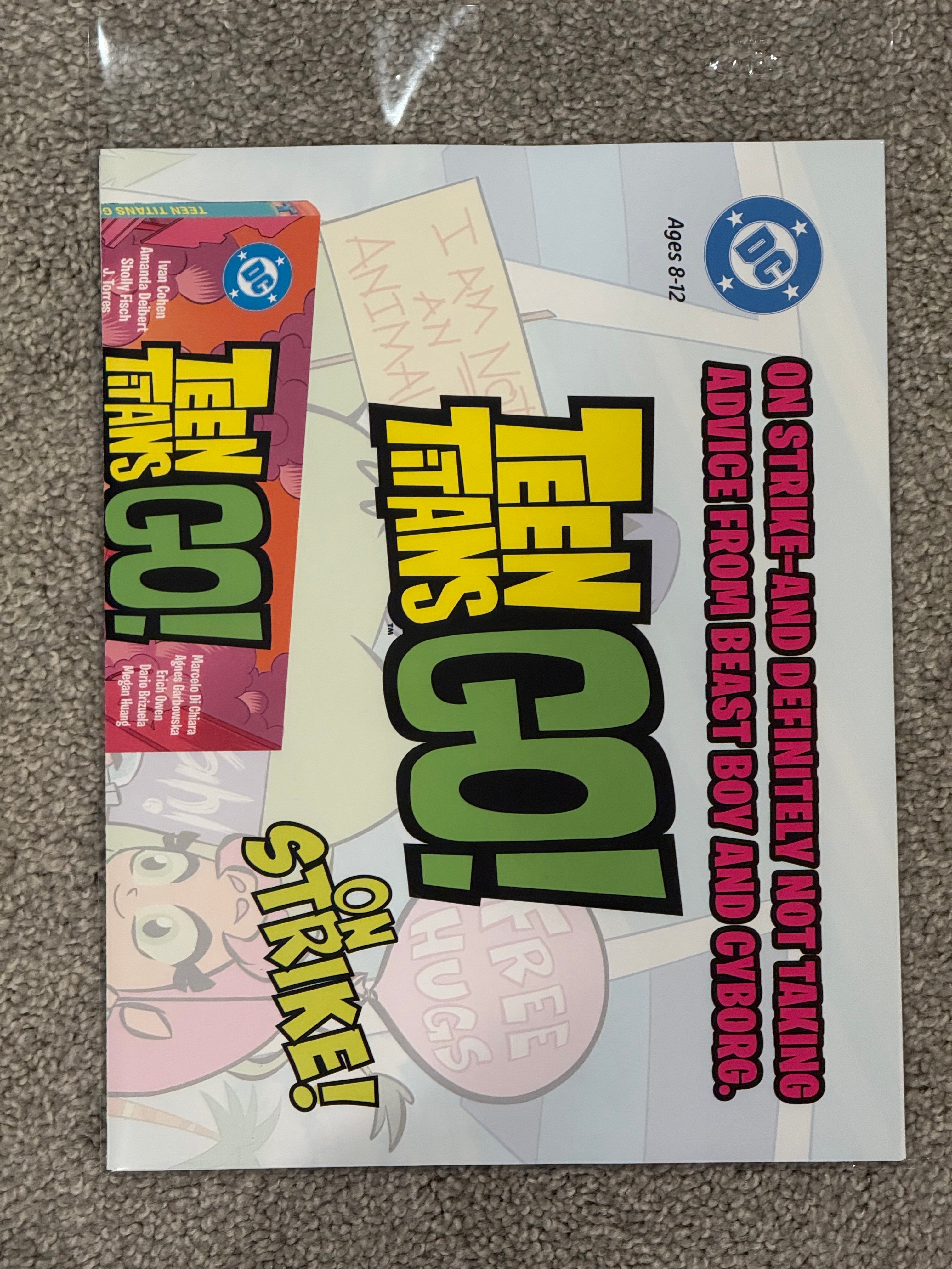Teen Titans Go! …On Strike! Store Promo Poster 2026 Folded BN