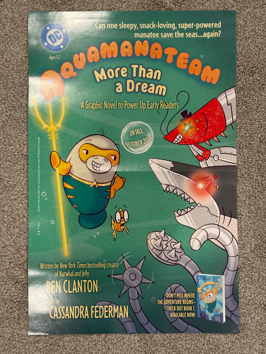 The Aquamanateam Store Promo Poster 2026 Folded BN
