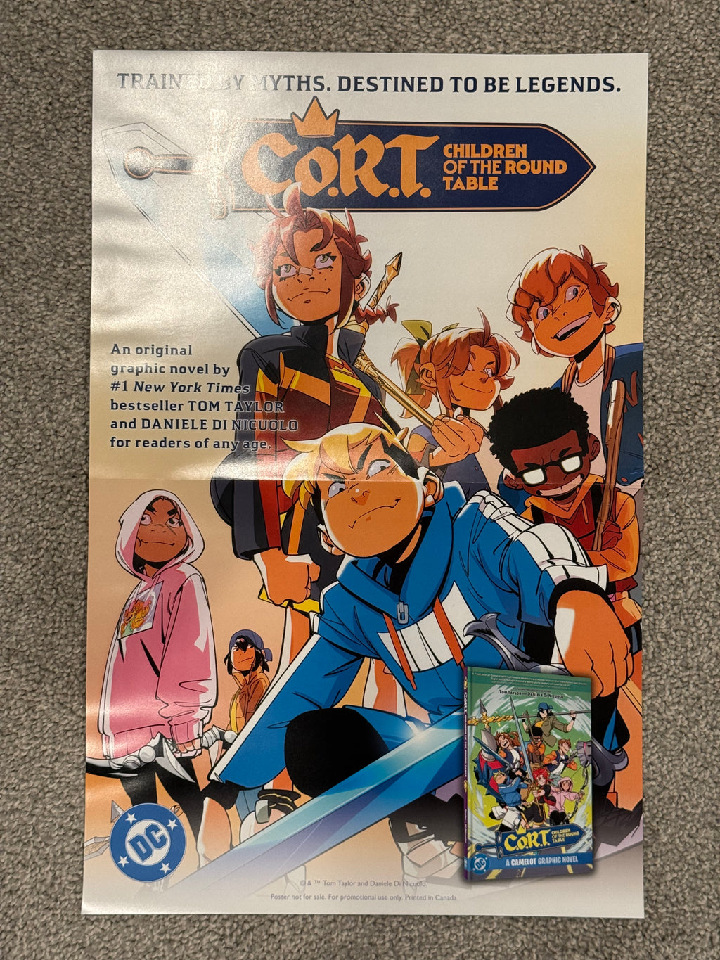 C.O.R.T.: Children of the Round Table Store Promo Poster 2026 Folded BN