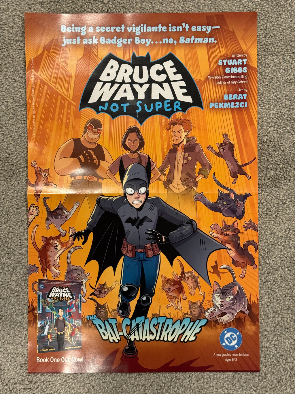 Bruce Wayne: Not Super: The Bat-Catastrophe Store Promo Poster 2026 Folded BN