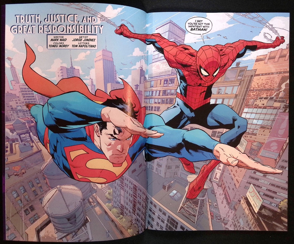 Superman / Spider-Man # 1 Cover D Dell Otto Foil Variant Second Printing 2026 BN
